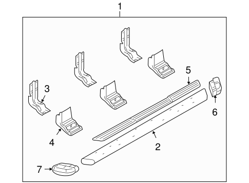 Body/Running Board for 2005 Ford F-350 Super Duty #4
