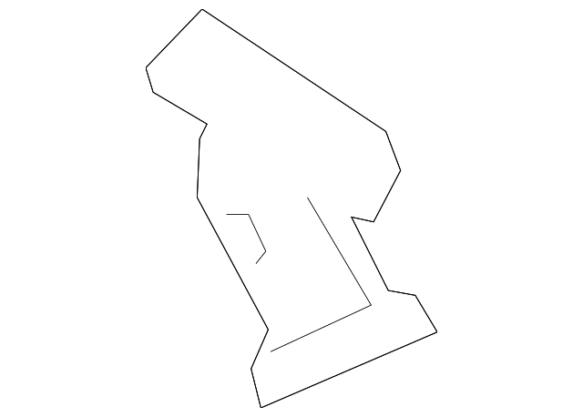 22820116 Деталь WINDSHIELD PILLAR REINF BAFFLE, RIGHT