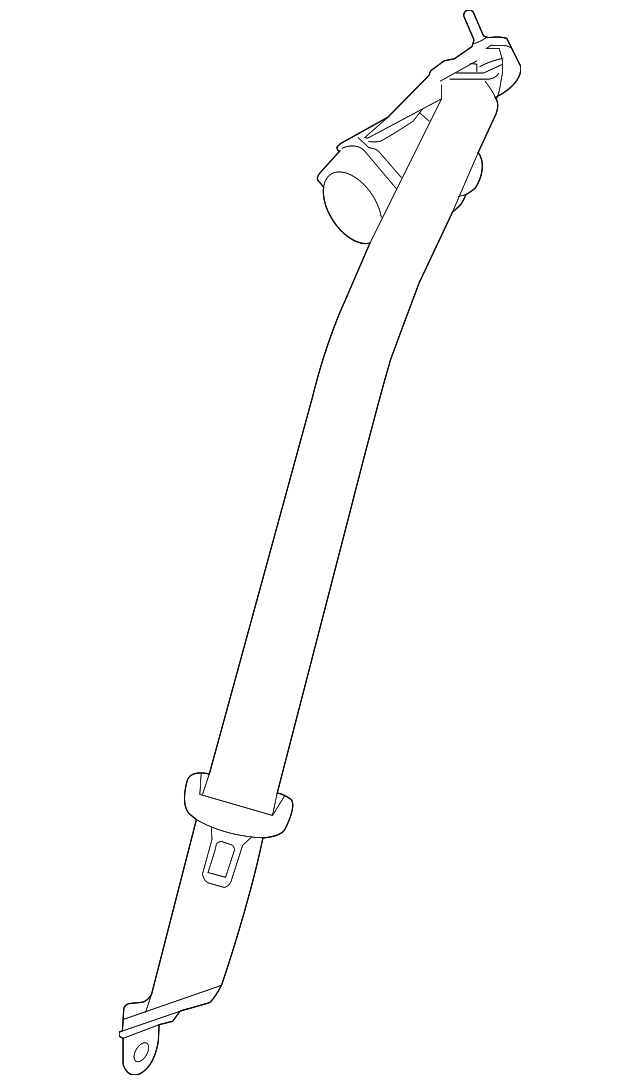 991-803-036-03-A23 Деталь BELT & RETRACTOR, LEFT