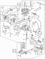 16010PC2S01 - Engine: GASKET SET, CARBURETOR for Honda Image