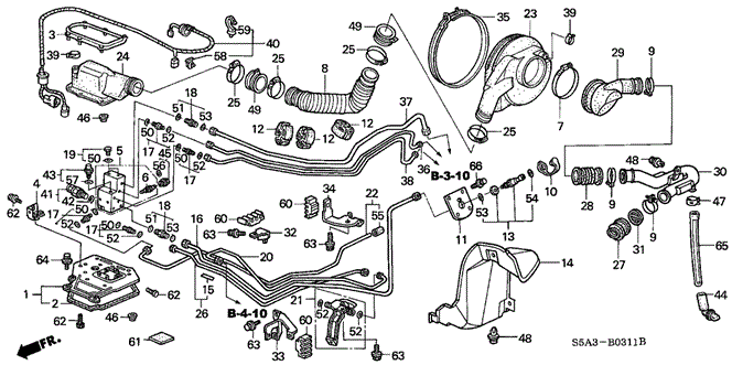 ELECTRICAL / EXHAUST / HEATER / FUEL/FUEL TANK (CNG SHORT PARTS) for 2001 Honda CIVIC SEDAN #1