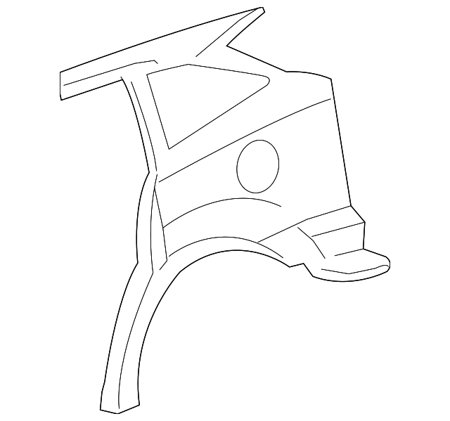 5S4Z-5827840-AA Деталь QUARTER PANEL, RIGHT