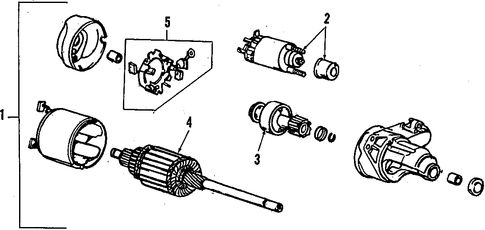 1993 Honda ACCORD SEDAN SE Gear Assembly - (31204P01305) 1993 Honda ACCORD SEDAN SE Gear Assembly - (31204P01305)