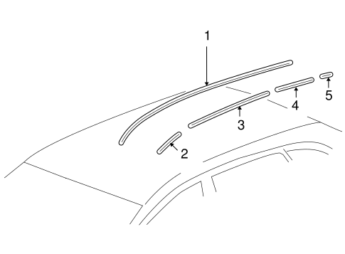 Vue EXTERIOR TRIM - ROOF