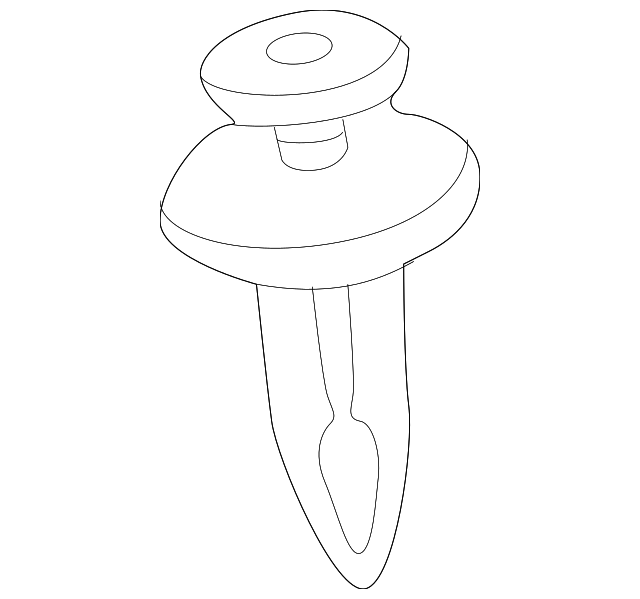 C2S40065 Деталь WATER SHIELD RETAINER CLIP, LEFT