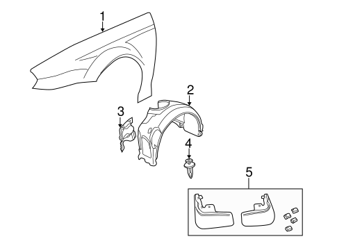 X-Type FENDER & COMPONENTS