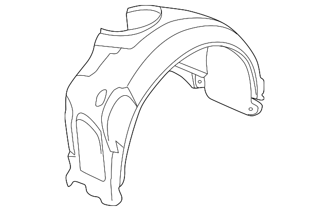 C2S48125 Деталь FENDER LINER, RIGHT