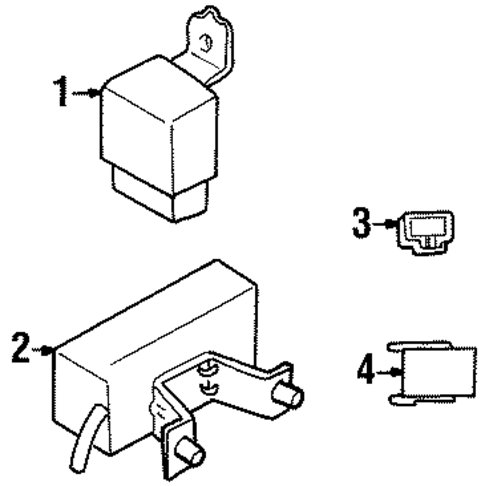 Metro DAYTIME RUNNING LAMP COMPONENTS