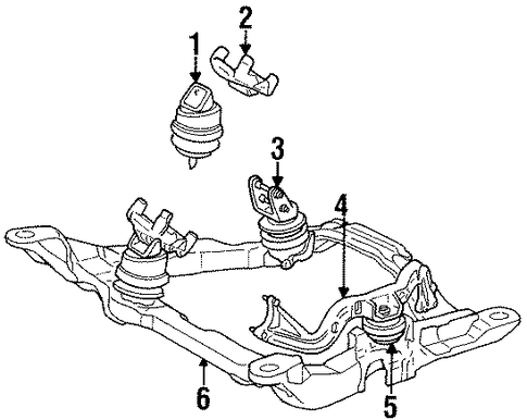 Continental ENGINE & TRANS MOUNTING