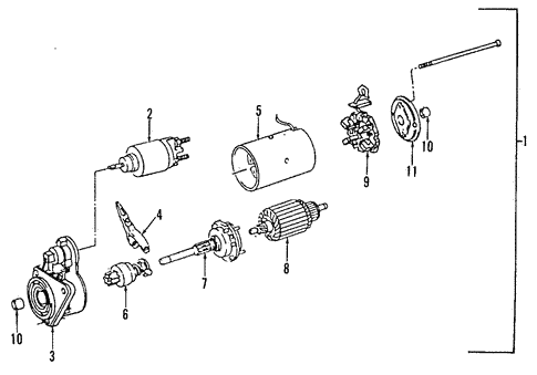 Starter for 1997 Volkswagen Jetta #3