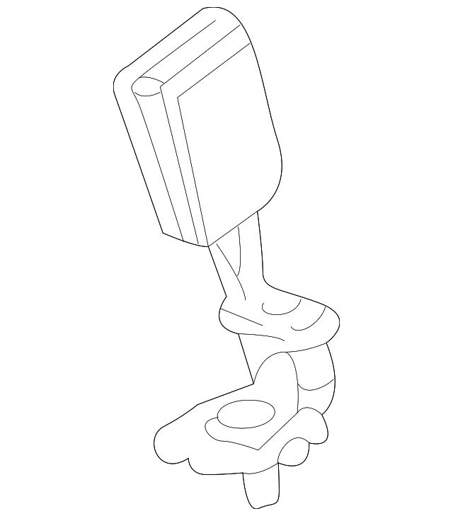 C2S14585AEK Деталь BUCKLE END, RIGHT