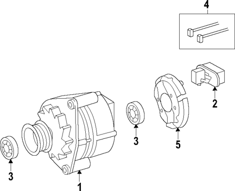 Alternator for 1994 Mercedes-Benz E 320 #1