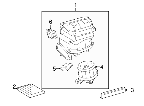Blower Motor & Fan for 2012 Scion xB #0