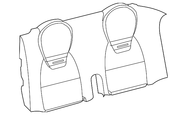 GXG5584BALEG Деталь SEAT BACK COVER