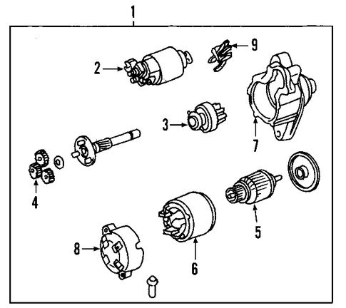 ELECTRICAL/STARTER for 2004 Toyota Matrix #2