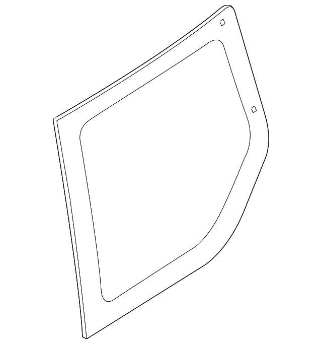 DT1Z-6142006-AH Деталь DOOR GLASS, RIGHT