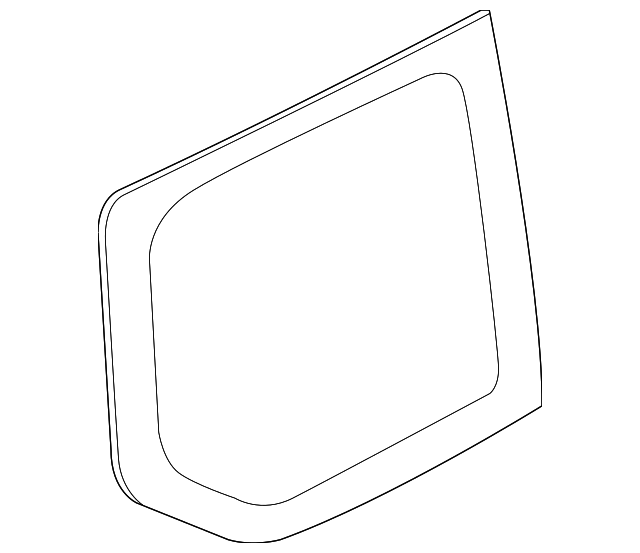DT1Z-6142006-AA Деталь DOOR GLASS, LEFT
