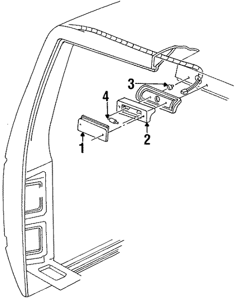 C2500 Pickup CARGO LAMPS 3