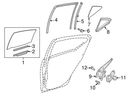 ELECTRICAL/REAR DOOR for 2015 Toyota Prius C #2