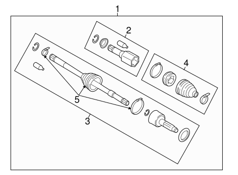 Drive Axles for 2016 Subaru Legacy #0