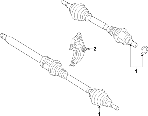 Axle Shafts & Joints for 2016 Ford Fusion #0