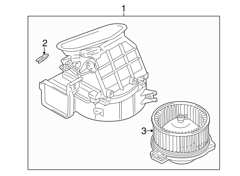 HVAC/BLOWER MOTOR & FAN for 2000 Toyota 4Runner #1