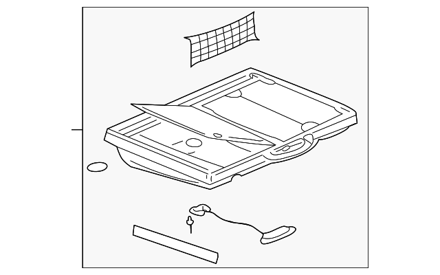 10334402 Деталь STORAGE TRAY