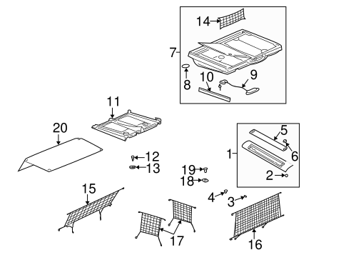 Aztek INTERIOR TRIM - REAR BODY