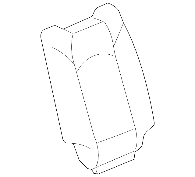 20865217 SEAT BACK COVER, RIGHT