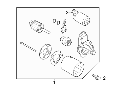 Starter for 2013 Hyundai Accent #0
