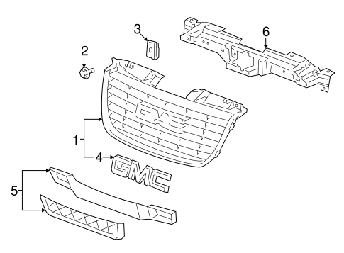Yukon GRILLE & COMPONENTS