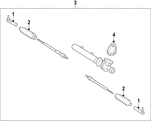 Steering Gear & Linkage for 2012 Nissan Leaf #1
