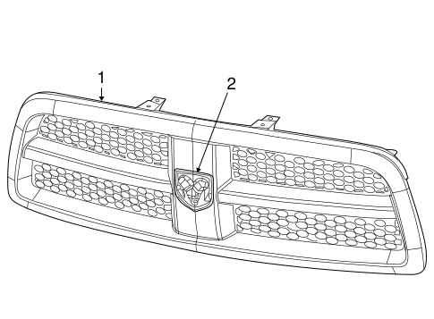 1500 GRILLE & COMPONENTS