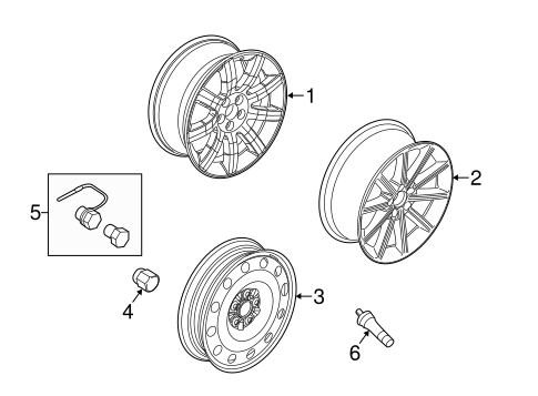 Wheels for 2011 Ford Flex #2