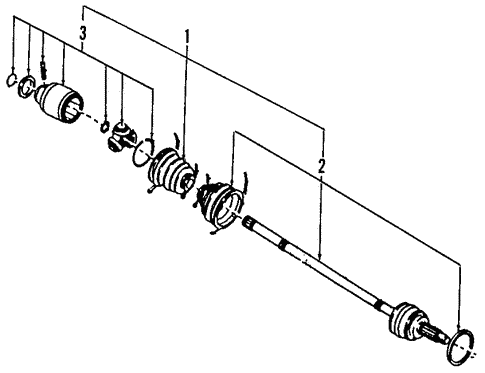 Axle Shafts & Joints for 1993 Subaru SVX #0