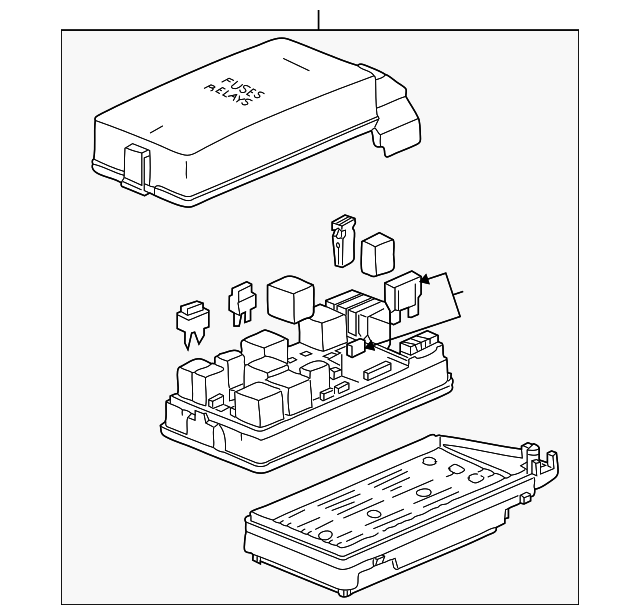 15913398 Деталь FUSE BOX