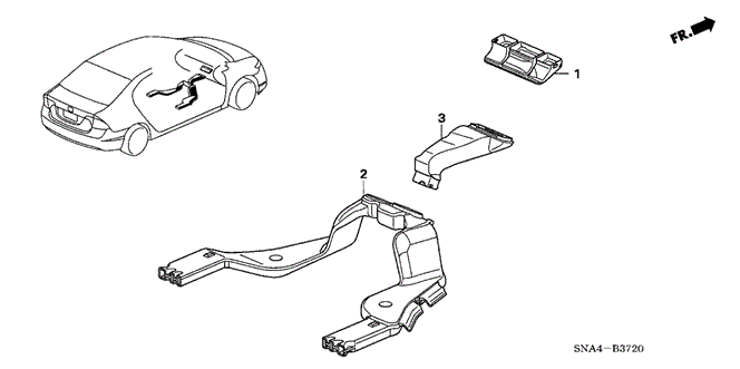 Interior/Bumper/Duct for 2006 Honda CIVIC SEDAN #1