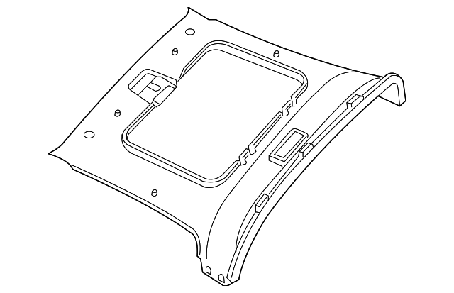 EDB500700PDA Деталь HEADLINER