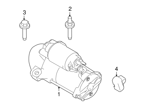 Starter for 2015 Ford Flex #0