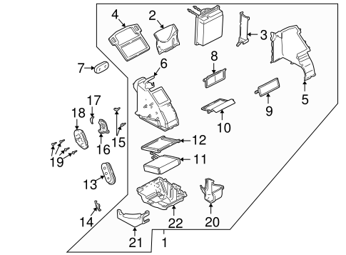 HVAC/Heater for 2001 Ford Focus #1