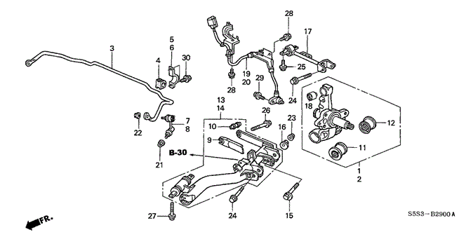 Chassis/Rear Lower Arm for 2003 Honda CIVIC HATCHBACK #1