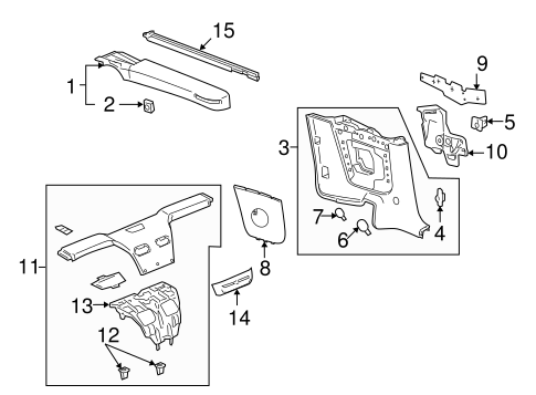 G6 INTERIOR TRIM - QUARTER PANELS 2