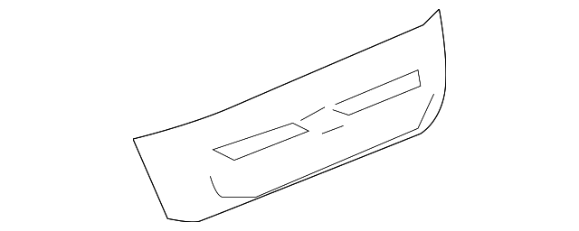 10366503 Деталь SEAT BELT COVER