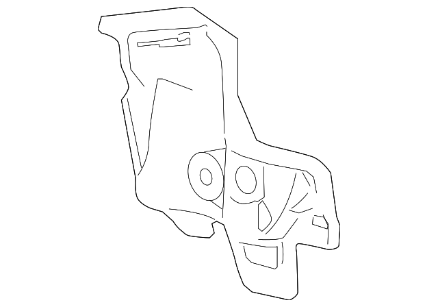 15925794 Деталь WATER DEFLECTOR, RIGHT