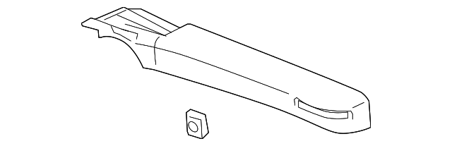 20821219 Деталь UPPER QTR TRIM, RIGHT