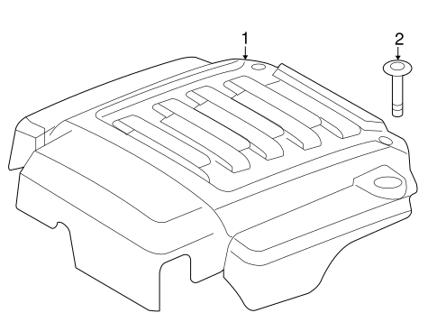 LR3 ENGINE APPEARANCE COVER