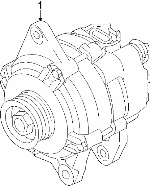 Alternator for 2019 Mitsubishi Eclipse Cross #1
