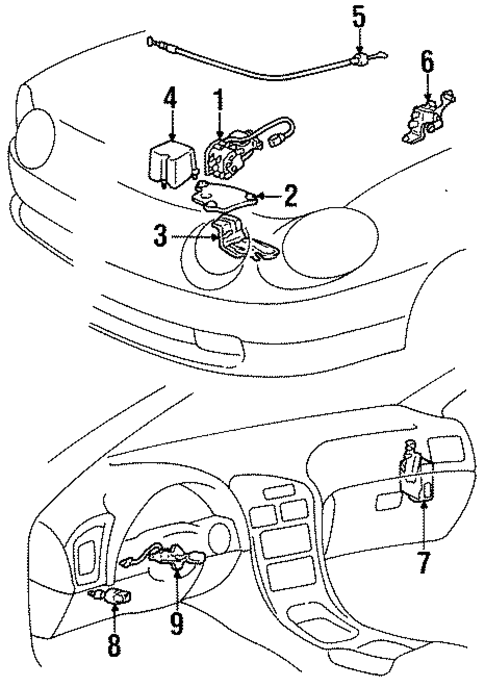 ELECTRICAL/CRUISE CONTROL SYSTEM for 1997 Toyota Celica #1