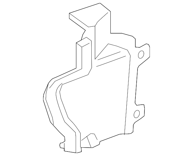 T2R4128 Деталь LOWER DEFLECTOR, LEFT