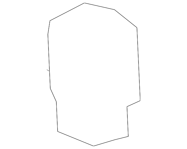 C2P24812 Деталь RADIATOR UPPER INSULATOR, RIGHT